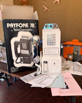Telefono a Gettoni Vintage PAYPHONE JR  Nuovo