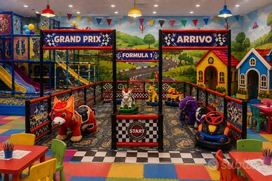 Circuito per Baby Cars per Sala Feste e Luna Park