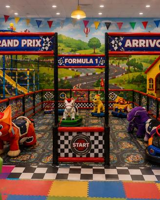 Circuito per Baby Cars per Sala Feste e Luna Park