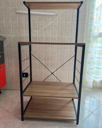 Mobile cucina scaffale stile industriale
