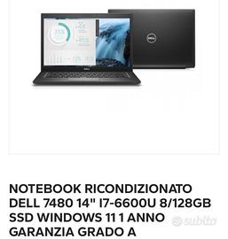 notebokk ricondizionato 