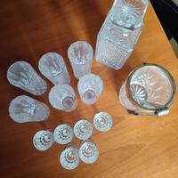set bicchieri  e Decanter per whiskey 