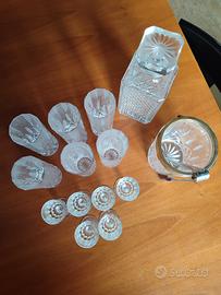 set bicchieri  e Decanter per whiskey 