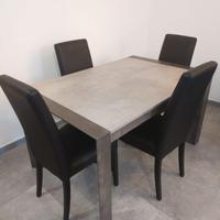 tavolo wood + 4 sedie