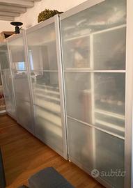 armadio ikea ante scorrevoli e complementi interni