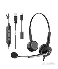 Cuffie con microfono e cancellazione del rumore