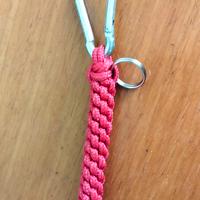 Scoubidou portachiavi paracord corda