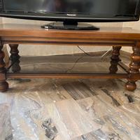 mobiletto porta tv arte povera tavolino soggiorno 