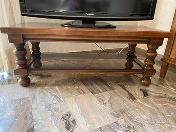 mobiletto porta tv arte povera tavolino soggiorno 