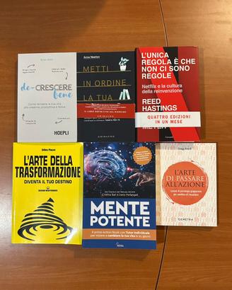 Lotto 6 Libri Crescita,Produttività e Business