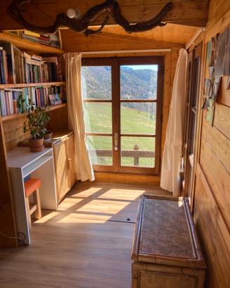 Roulotte con preingresso panoramico