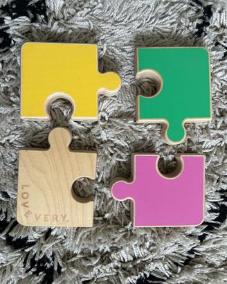 Puzzle in legno spesso del Companion Kit Lovevery