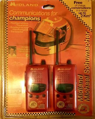 radio trasmitt. collect Midland Michael Schumacher
