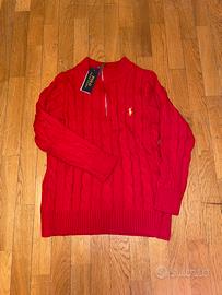 maglione ralph lauren rosso