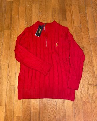 maglione ralph lauren rosso