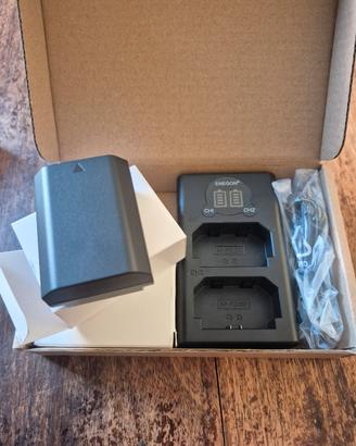 Batterie e caricabatterie per fotocamera Sony