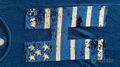 Maglia TOMMY HILFIGER BLU MANICA LUNGA 10-12-ANNI