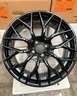 4 CERCHI IN LEGA 17 VIPER X FIAT 500 ABARTH ALFA M