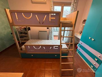 Letto a castello Mondo Camerette