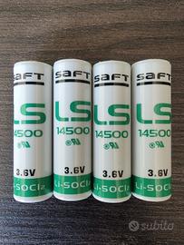Batterie al litio Saft LS 14500 da 3,6V