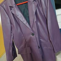 giacca evopelle viola