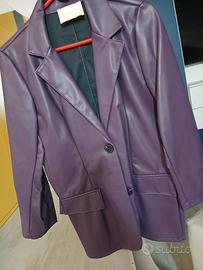 giacca evopelle viola