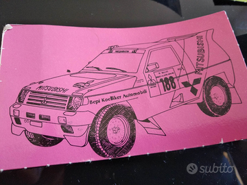 Bepi Koelliker gioco Parigi Dakar Mitsubishi BK