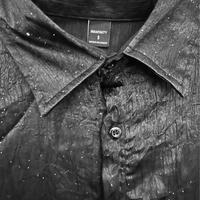 Camicia uomo nero lucido
