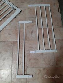due estensioni cancello sicurezza bambini