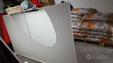 Ante scorrevoli con specchio per armadio