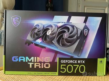MSI  RTX 5070 GAMING TRIO Nuova-Mai Aperta