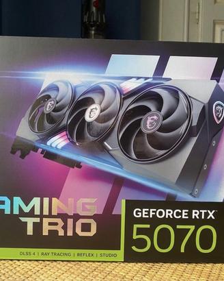 MSI  RTX 5070 GAMING TRIO Nuova-Mai Aperta