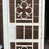 Cancello blindato in ferro con serratura