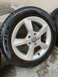 Cerchi originali Audi 16" + gomme termiche PIRELLI