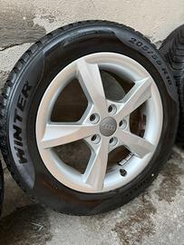 Cerchi originali Audi 16" + gomme termiche PIRELLI