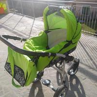 Trio, passeggino ovetto e carrozzina, marca Largo