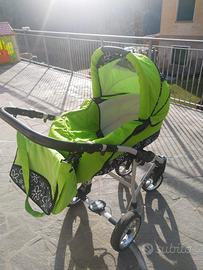 Trio, passeggino ovetto e carrozzina, marca Largo