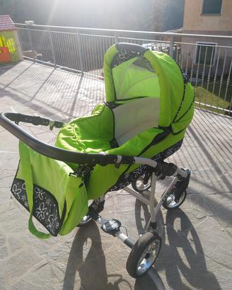 Trio, passeggino ovetto e carrozzina, marca Largo