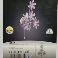 N. 2 Applique GLOBO 5147 1xE14 230V IP20 max 40W