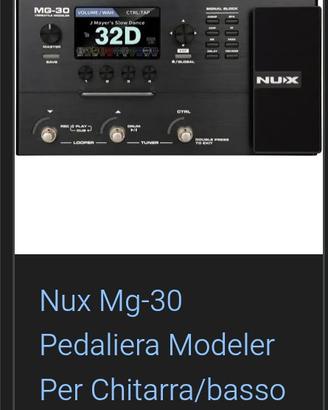 NUX MG30 pedaliera chitarra 