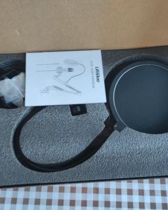 Set Microfono USB LifeBee NX4 con Asta e FiltroPop