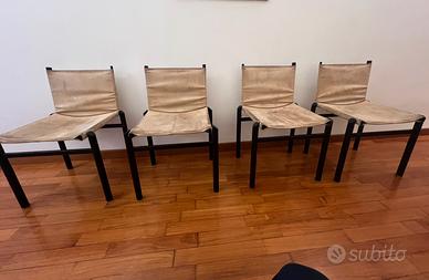 MOLTENI 4 sedie MASTRO di TOBIA SCARPA