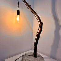 Lampada Artigianale con lampadina LED