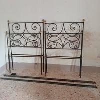 letto in ferro battuto 