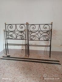 letto in ferro battuto 