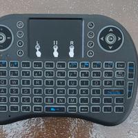 Mini Tastiera Wireless con mouse touchpad