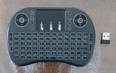 Mini Tastiera Wireless con mouse touchpad