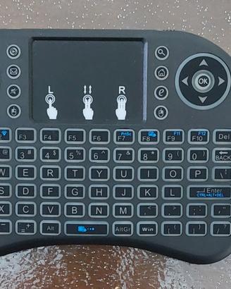 Mini Tastiera Wireless con mouse touchpad