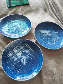 set di tre piatti royal Copenhagen Bing &grondahl