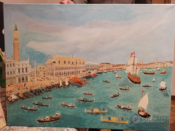 Quadro 60x80 olio su tela Venezia